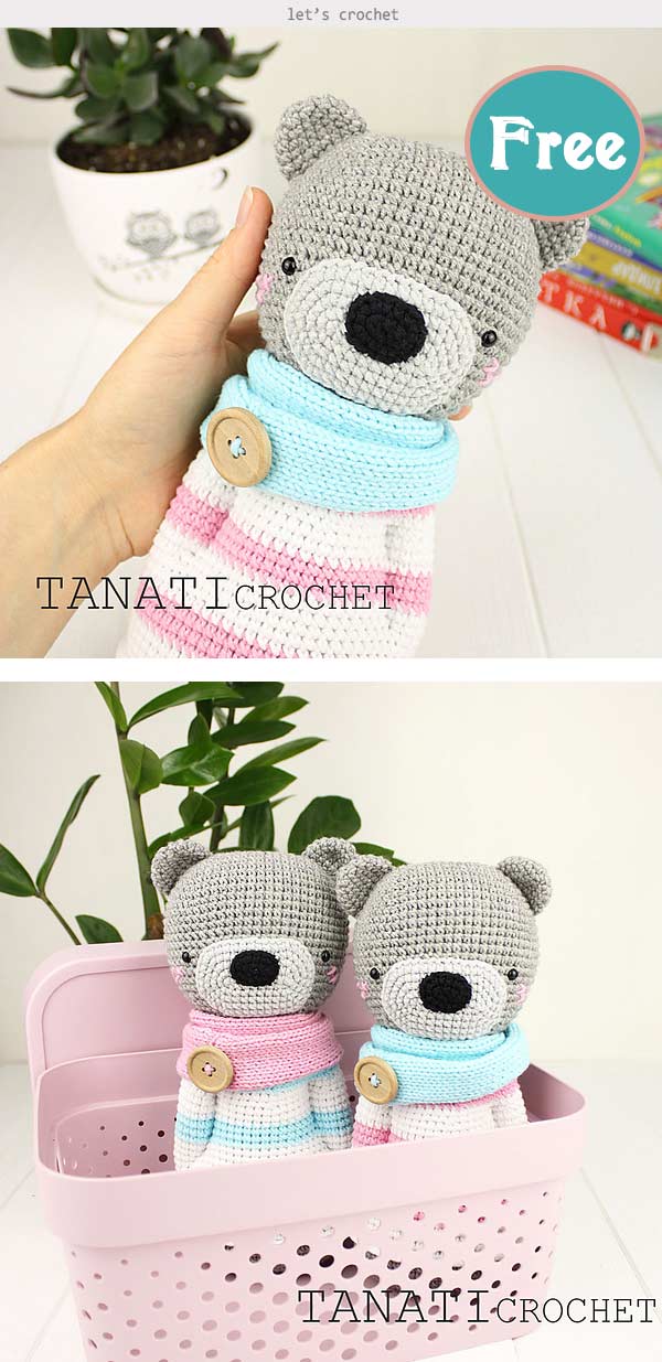 Toy Bear Free Crochet Pattern