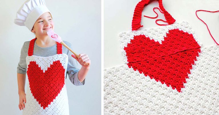Child Apron Free Crochet Pattern