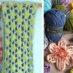 Furry Flower Shawl crochet Free pattern