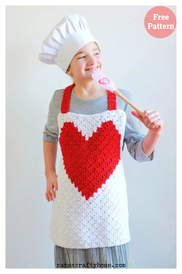 Child Apron Free Crochet Pattern