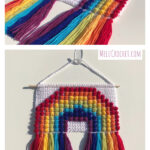 Rainbow Window Hanging Free Crochet Pattern