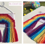 Rainbow Window Hanging Free Crochet Pattern