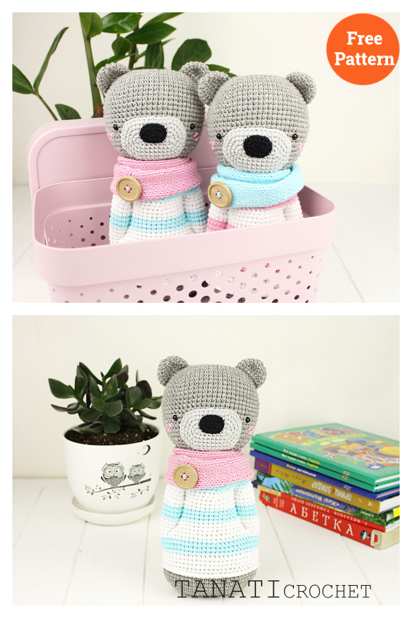 Toy Bear Free Crochet Pattern