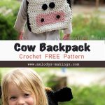 Cow Backpack Free Crochet Pattern