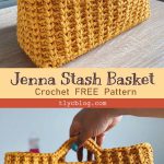 Jenna Stash Basket Free Crochet Pattern