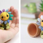 Little Sunflower Crochet Free Pattern