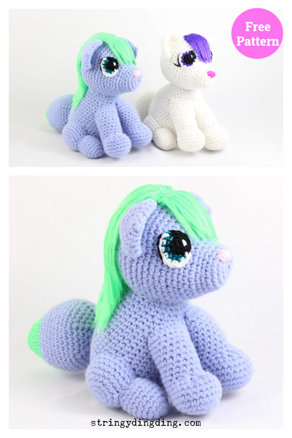 Anime Fox Amigurumi Free Crochet Pattern
