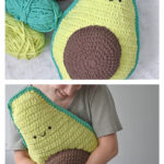 Avocuddler Pillow Free Crochet Pattern