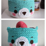 Bear Basket Free Crochet Pattern