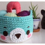 Bear Basket Free Crochet Pattern