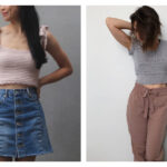 Bobble Crop Top Free Crochet patterns