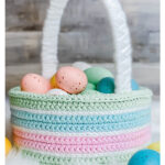 Classic Easter Basket Free Crochet Pattern