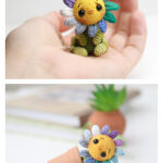 Little Sunflower Crochet Free Pattern