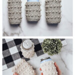 Picot Beverage Holder Free Crochet Pattern