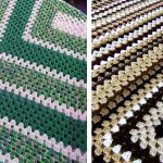 Rectangle Granny Throw Blanket Free Crochet Pattern