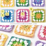 Easter Granny Rainbow Squares Free Crochet Pattern