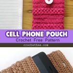 SIMPLY ELEGANT CELL PHONE POUCH CROCHET FREE PATTERN