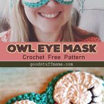 Crochet Owl Eye Mask Free Pattern
