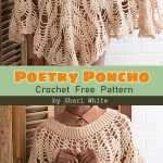Poetry Poncho Free Crochet Pattern