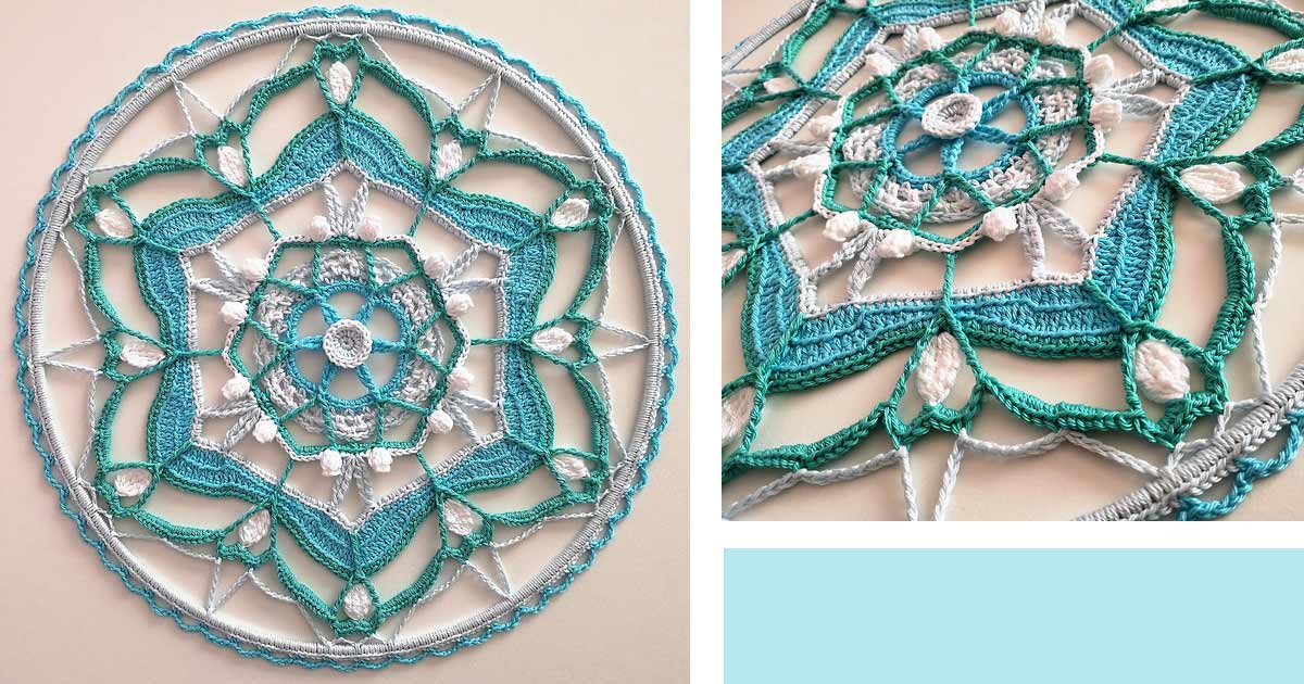 Fancy Nancy Mandala Free Crochet Pattern