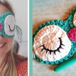 Crochet Owl Eye Mask Free Pattern