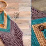 Fringed Chevron Purse Free Crochet Pattern