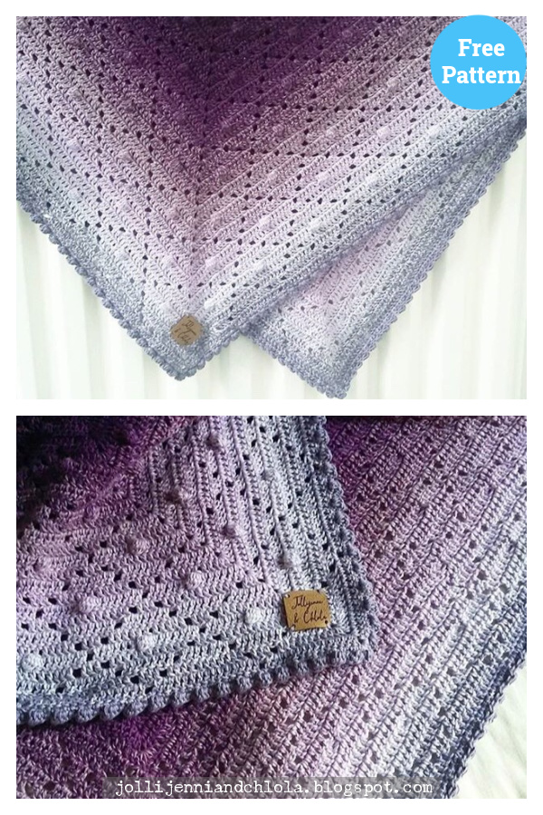 Bakewell Blanket Free Crochet Pattern