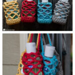 Crochet Hand Sanitizer Cozy Free Pattern