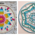 Fancy Spring Mandala Free Crochet Pattern