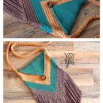 Fringed Chevron Purse Free Crochet Pattern and Video Tutorial