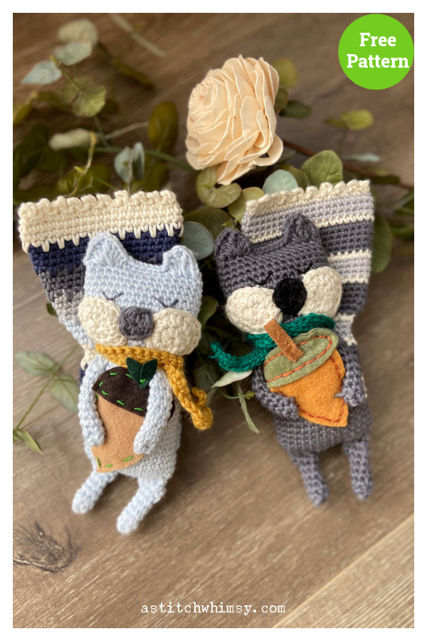 Rag Doll Squirrel Free Crochet Pattern