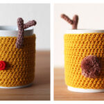 Reindeer Mug Cozy Free Crochet Pattern