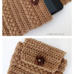 Simply Elegant Cell Phone Pouch Crochet Free Pattern