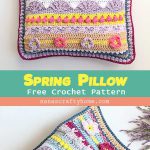 Spring Rhapsody Pillow Free Crochet Pattern