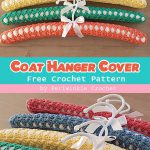 Coat Hanger Cover Free Crochet Pattern