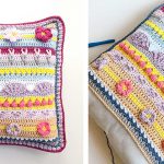 Spring Rhapsody Pillow Free Crochet Pattern