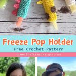 Freeze Pop Holder Free Crochet Pattern