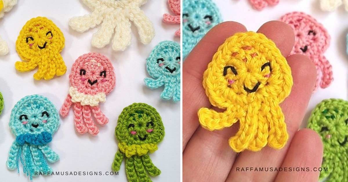 Crochet Baby Jellyfish Amigurumi Free Pattern