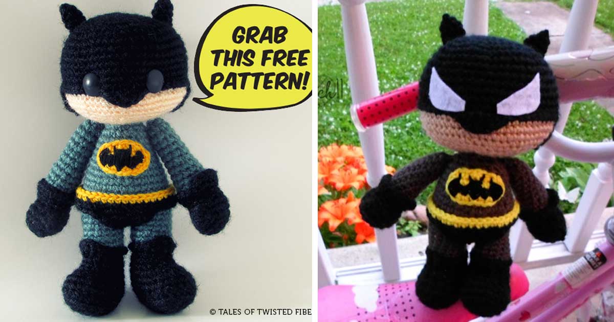 Batman Amigurumi FREE Crochet Pattern