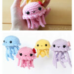 Baby Jellyfish Amigurumi Free Pattern