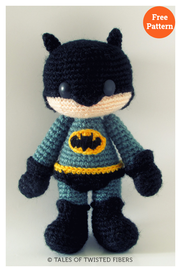 Batman Amigurumi Free Crochet Pattern