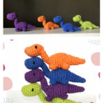 Tiny Dinosaur Amigurumi Free Crochet Pattern