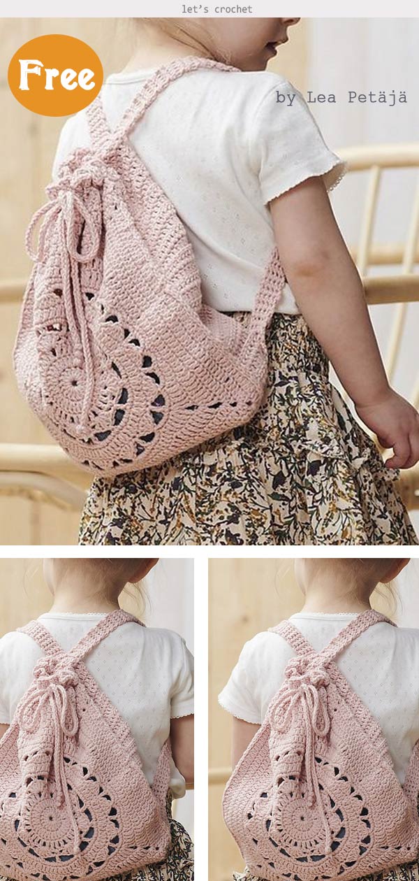 Summer Backpack Free Crochet Pattern
