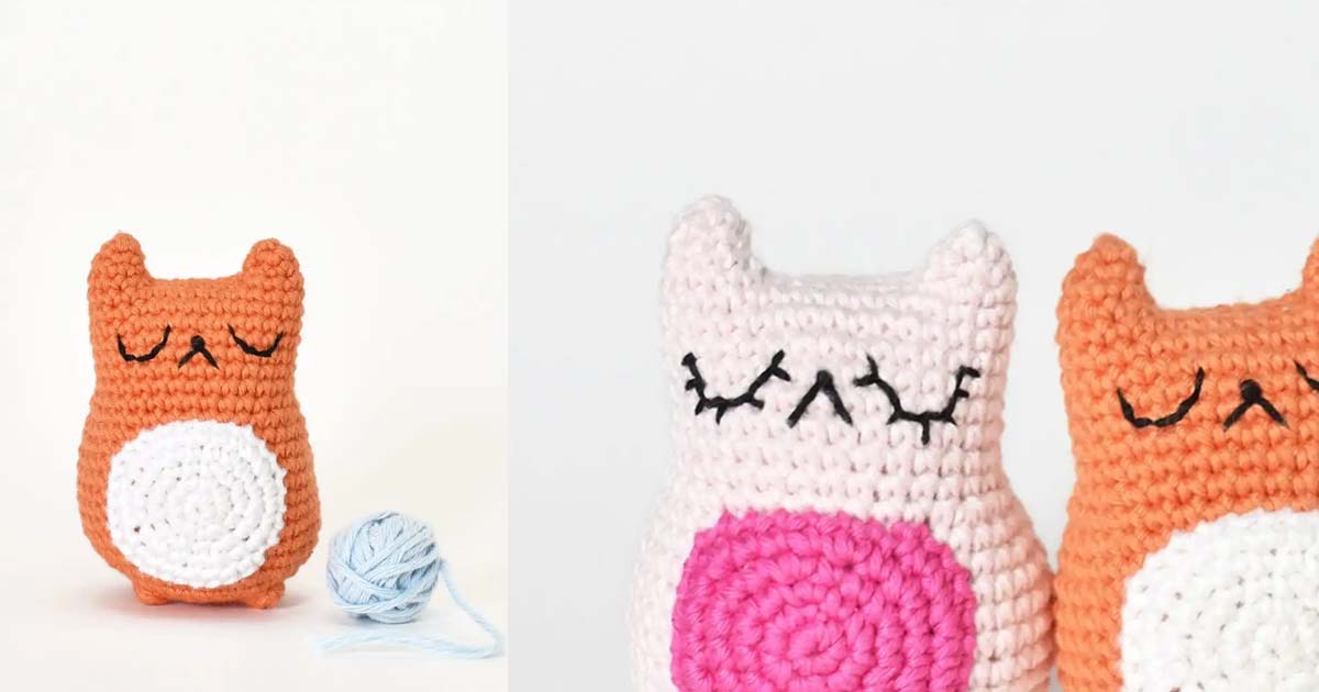 Tiny Cat Amigurumi Free Crochet Pattern