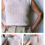 Dandelion Summer Top Free Crochet Pattern