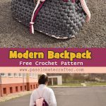 Modern And Stylish Backpack Free Pattern