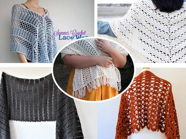5 Summer Wraps with Free Crochet Patterns