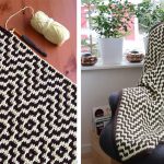 The “Two Steps Beyond” blanket Crochet Free Pattern