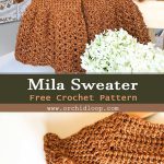 Kid Mila Sweater Free Crochet Pattern