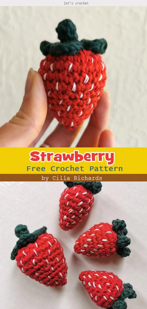 Strawberry Free Crochet Pattern